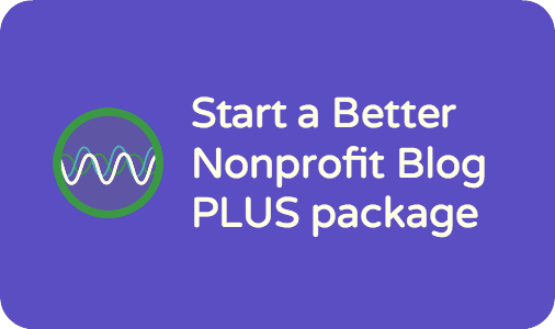 Service spotlight: nonprofit blog planning package