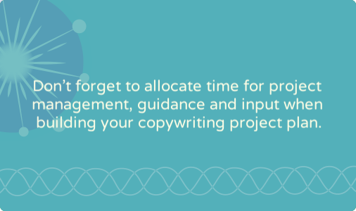 Building a copywriting project timeline: three steps you can’t forget