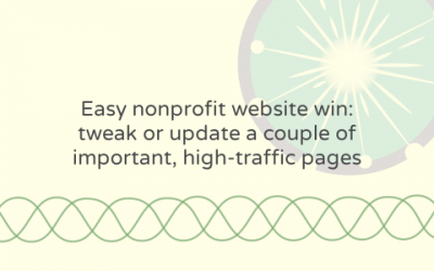 Quickly update stale nonprofit web pages: roundup of copy prompts