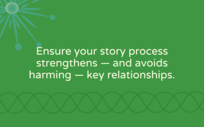 The role of your nonprofit’s storytelling *process* in stakeholder relations