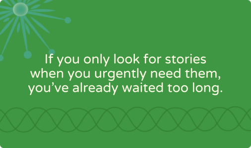 Nonprofit storytelling scramble